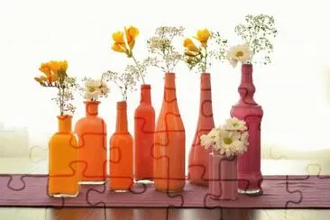 painted bottle vases jigsaw puzzle