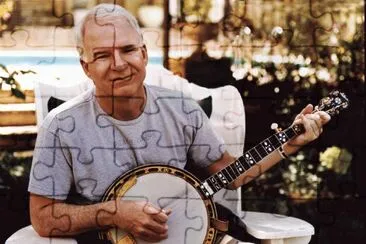 Steve Martin and his banjo