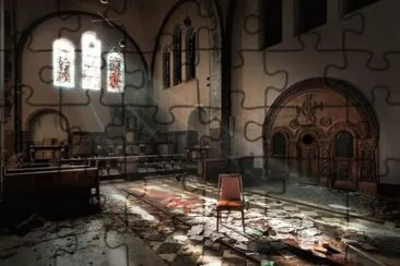 abandoned chapel jigsaw puzzle