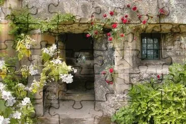 Doorway Haddon Hall jigsaw puzzle