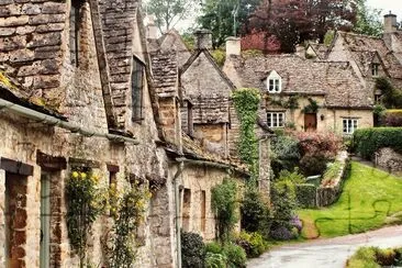 Bibury cottages jigsaw puzzle