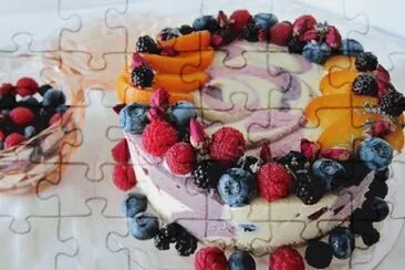 vanilla berry cake jigsaw puzzle