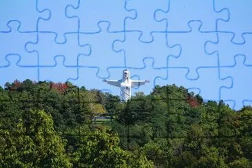 Christ of the Ozarks jigsaw puzzle