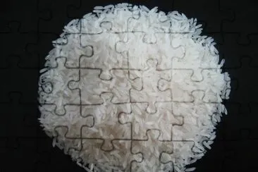 Thai Pathumthani fragrant rice jigsaw puzzle