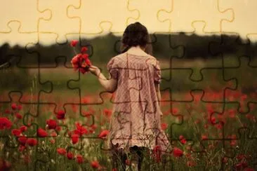 pickin posies jigsaw puzzle