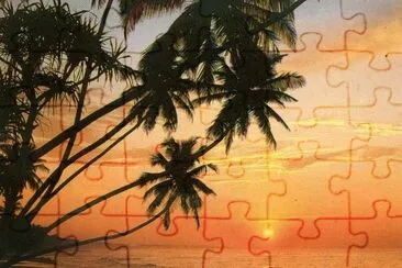 Posta de sol jigsaw puzzle