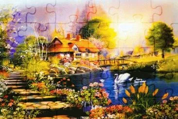 Pintura jigsaw puzzle