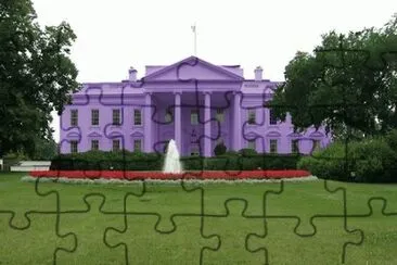 Purple White House-Washington DC jigsaw puzzle