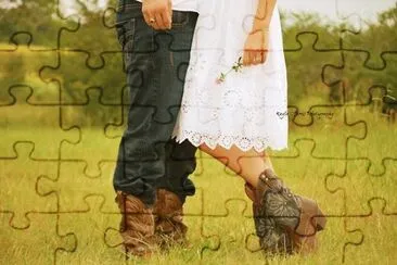 country courting jigsaw puzzle