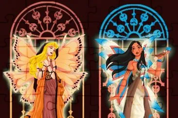 Aurora Pocahontas jigsaw puzzle