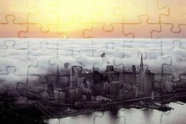 foggy San Francisco jigsaw puzzle