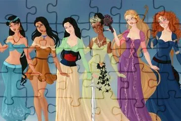 Princesses jigsaw puzzle