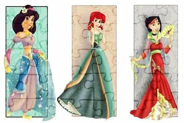 Jasmine Ariel Mulan jigsaw puzzle