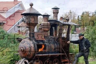 locomotive barbecue jigsaw puzzle
