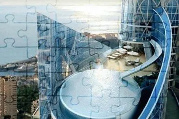multimillion dollar water slide penthouse