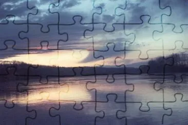 evening on the lake jigsaw puzzle