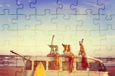 80s summers end jigsaw puzzle