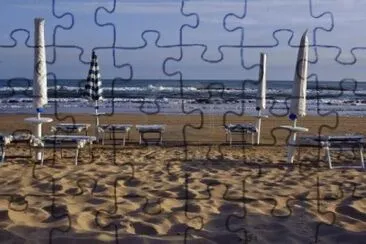 end of summer on the beach jigsaw puzzle