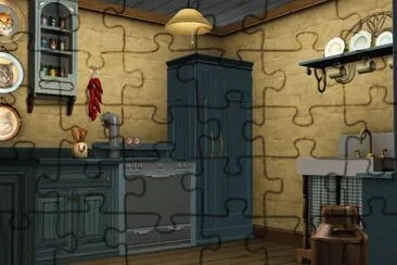 פאזל של country kitchen
