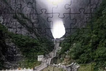 VENTANA AL CIELO, CHINA. jigsaw puzzle