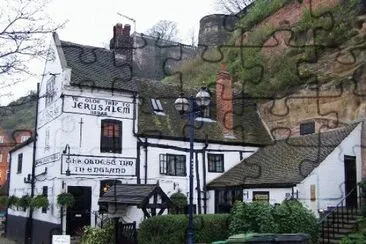 oldest pub in England jigsaw puzzle
