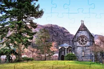 St Finnan 's Church Highlands Scotland jigsaw puzzle