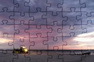 night at the beach jigsaw puzzle