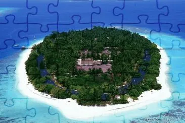 ISLAS MALDIVIAS, POLINESIA FRANCESA. jigsaw puzzle