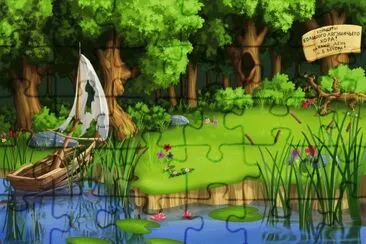 paisaje colorido jigsaw puzzle