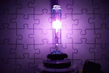 Dark Purple Xeon Lamp