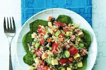 bean quinoa salad