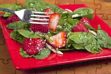 spinach salad jigsaw puzzle