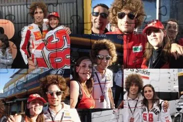 Fotos de Marco Simoncelli conmigo