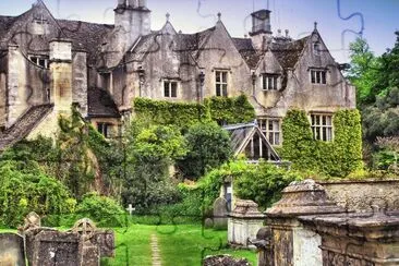 Manor House Bibury jigsaw puzzle
