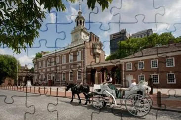 Independence Hall haunted by Ben Franklin