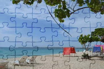 Cartagena beach jigsaw puzzle