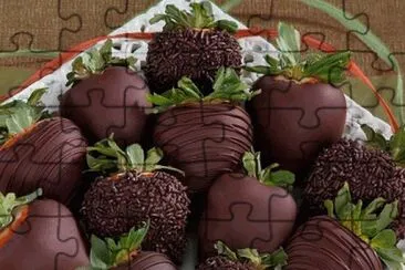 chocolate and strawberries