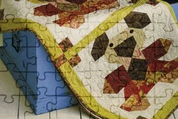 Patchword jigsaw puzzle