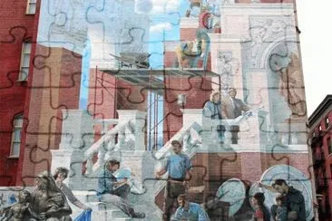 פאזל של Philly wall art
