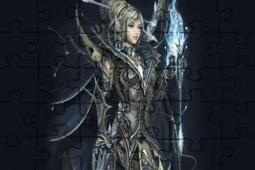 guerrera gotica jigsaw puzzle