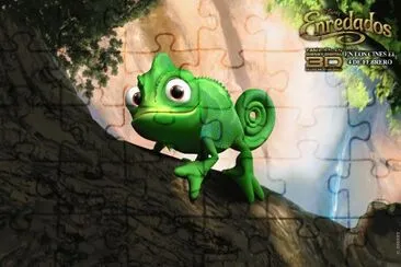 Foto del camaleÃ³n Pascal jigsaw puzzle