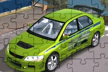 Mitsubushi Lancer Evolution IX jigsaw puzzle