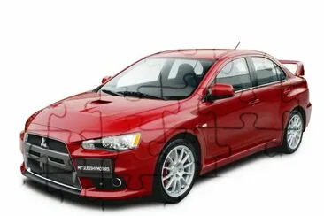 Mitsubushi Lancer Evolution X jigsaw puzzle