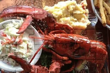 lobster dinner jigsaw puzzle