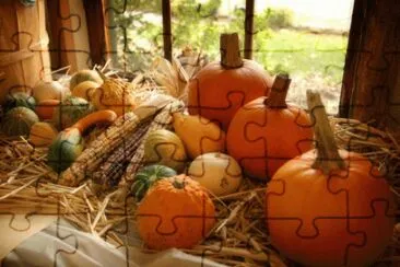rustic halloween jigsaw puzzle