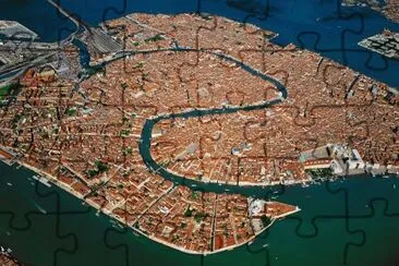 VENECIA DESDE EL AIRE.