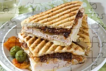 apricot turkey panini