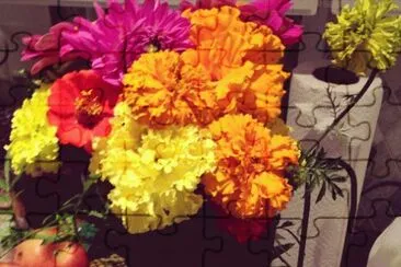 flowers from the garden jigsaw puzzle