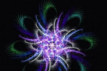 psychedelic flower jigsaw puzzle