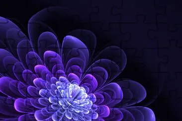 fractal flower jigsaw puzzle